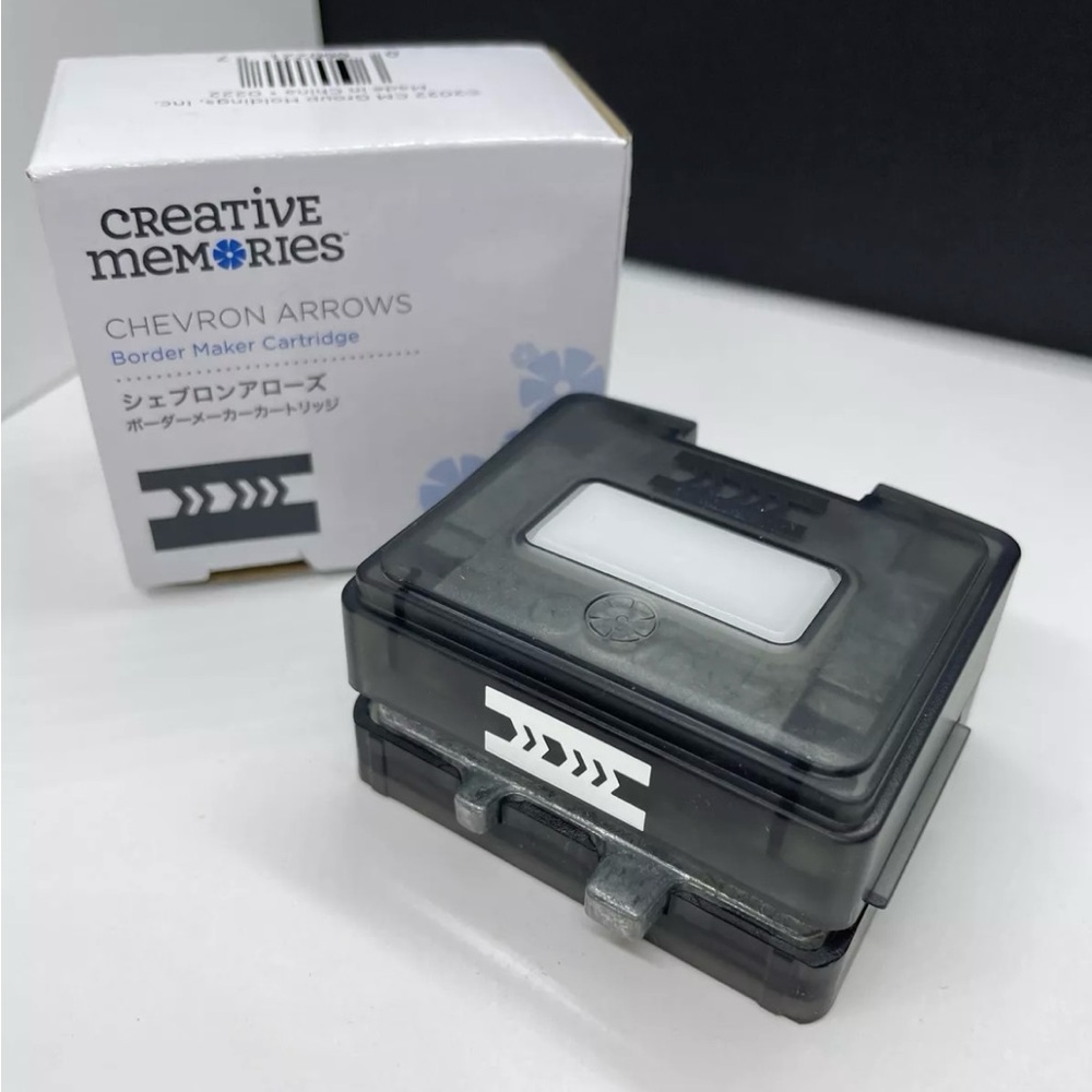 Creative Memories Chevron Arrows Border Maker Cartridge Brand New